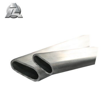 Modern durável 6063 t5 anodizado elíptica fornecedores de tubos de alumínio extrudados